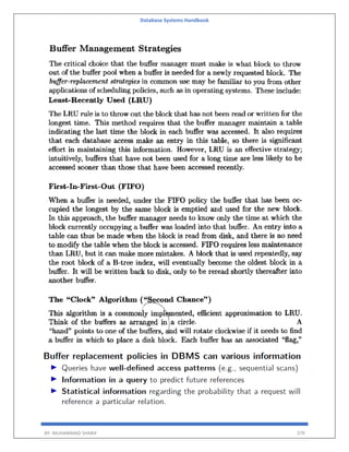 Database Systems Handbook
BY: MUHAMMAD SHARIF 379
 