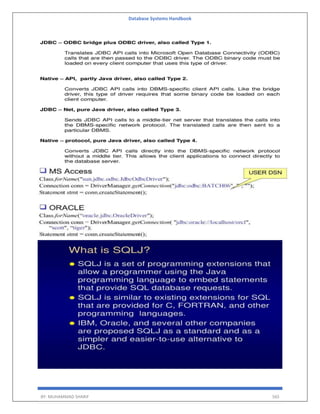 Database Systems Handbook
BY: MUHAMMAD SHARIF 565
 