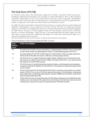 Database Systems Handbook
BY: MUHAMMAD SHARIF 576
 