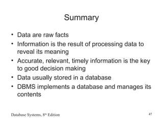 Database systems