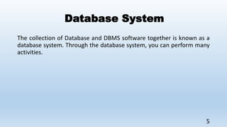 Database systems | PPT