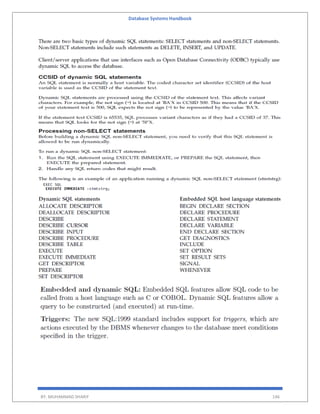 Database Systems Handbook
BY: MUHAMMAD SHARIF 146
 