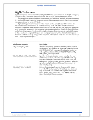 Database Systems Handbook
BY: MUHAMMAD SHARIF 506
 