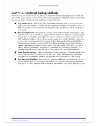 Database Systems Handbook
BY: MUHAMMAD SHARIF 524
 