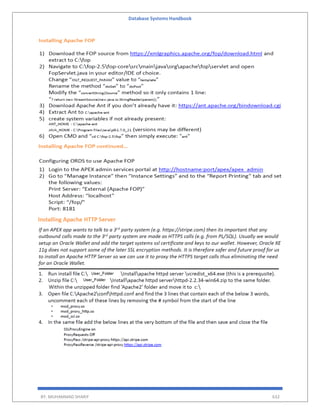 Database Systems Handbook
BY: MUHAMMAD SHARIF 632
 