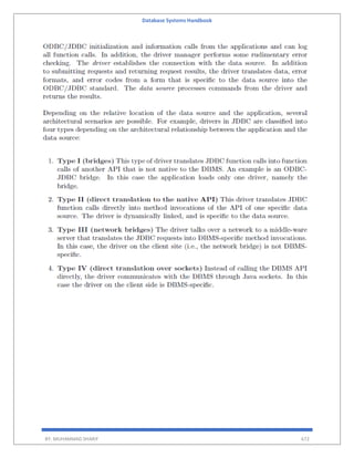 Database Systems Handbook
BY: MUHAMMAD SHARIF 672
 