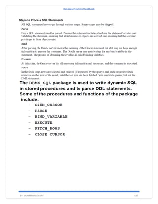 Database Systems Handbook
BY: MUHAMMAD SHARIF 687
 