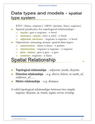 Database Systems Handbook
BY: MUHAMMAD SHARIF 720
 