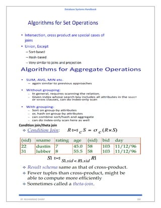 Database Systems Handbook
BY: MUHAMMAD SHARIF 180
Condition join/theta join
 