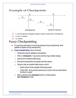 Database Systems Handbook
BY: MUHAMMAD SHARIF 350
 