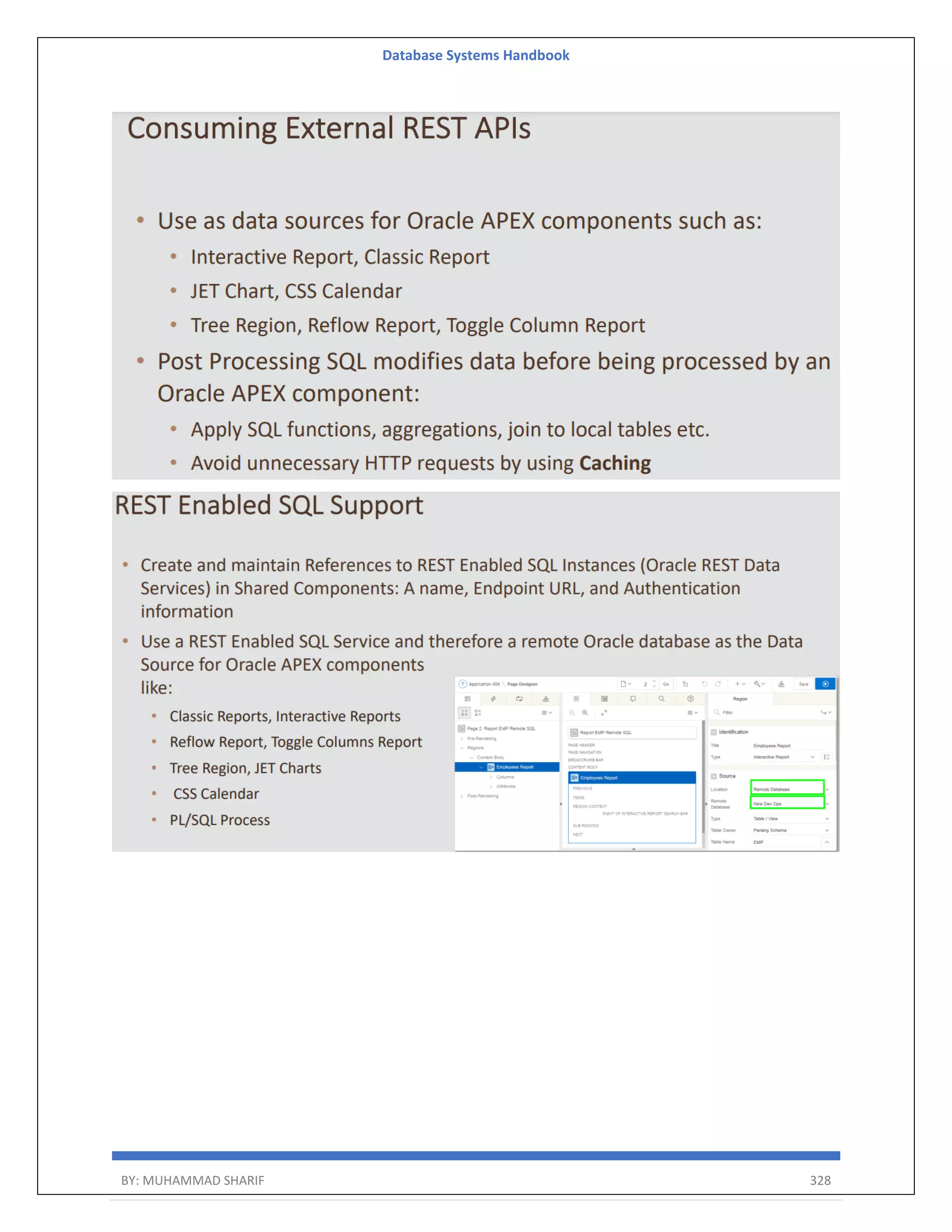 Database Systems Handbook BY: MUHAMMAD SHARIF 328 