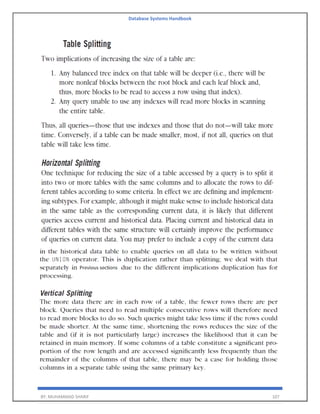 Database Systems Handbook
BY: MUHAMMAD SHARIF 107
 