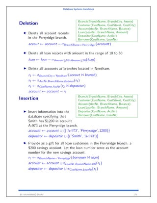 Database Systems Handbook
BY: MUHAMMAD SHARIF 176
 
