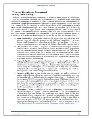 Database Systems Handbook
BY: MUHAMMAD SHARIF 243
 