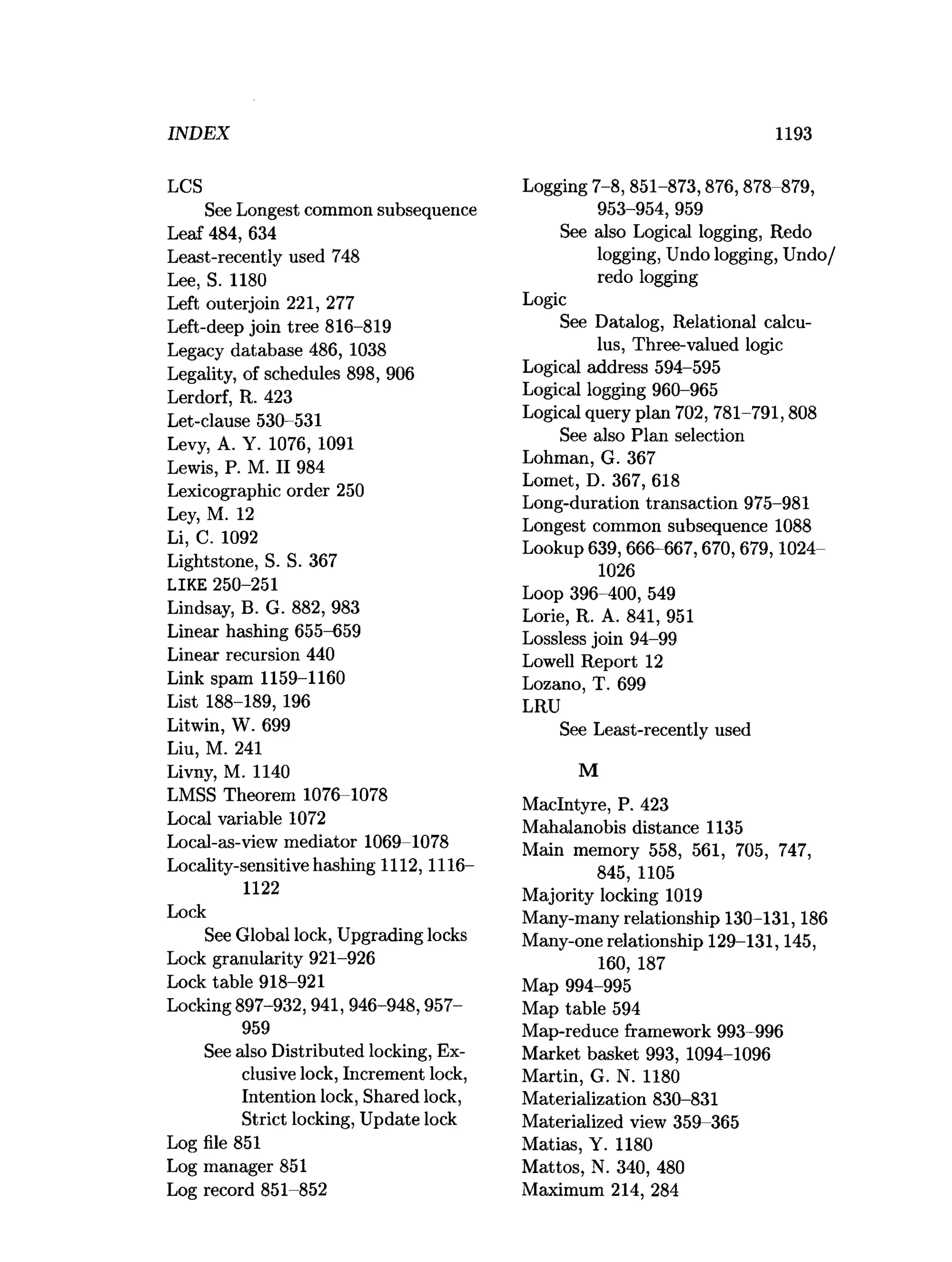 Database Systems: The Complete Book (Hector Garcia-Molina, Jeffrey D. Ullman etc.)