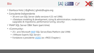 Database temporali con SQL Server (XE SQL Night) | PPTX