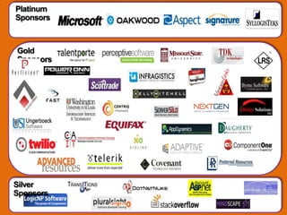 Platinum
Sponsors



Gold
Sponsors




Silver
Sponsors
 
