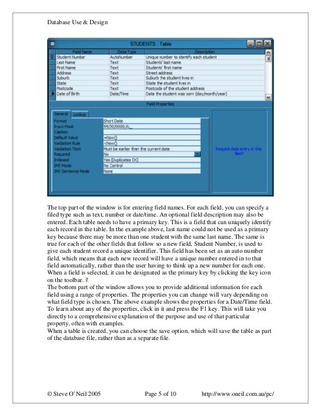 why use a database