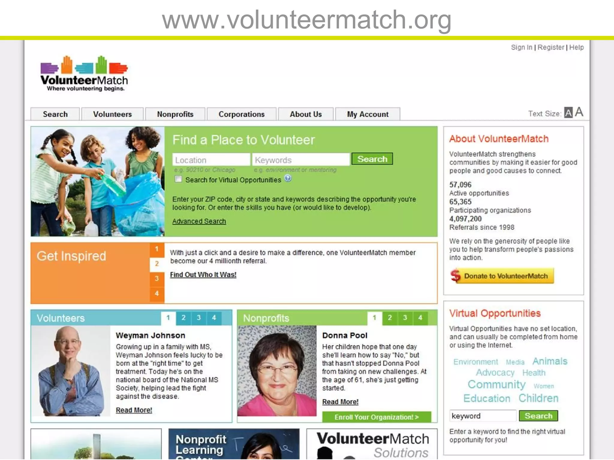 www.volunteermatch.org
 