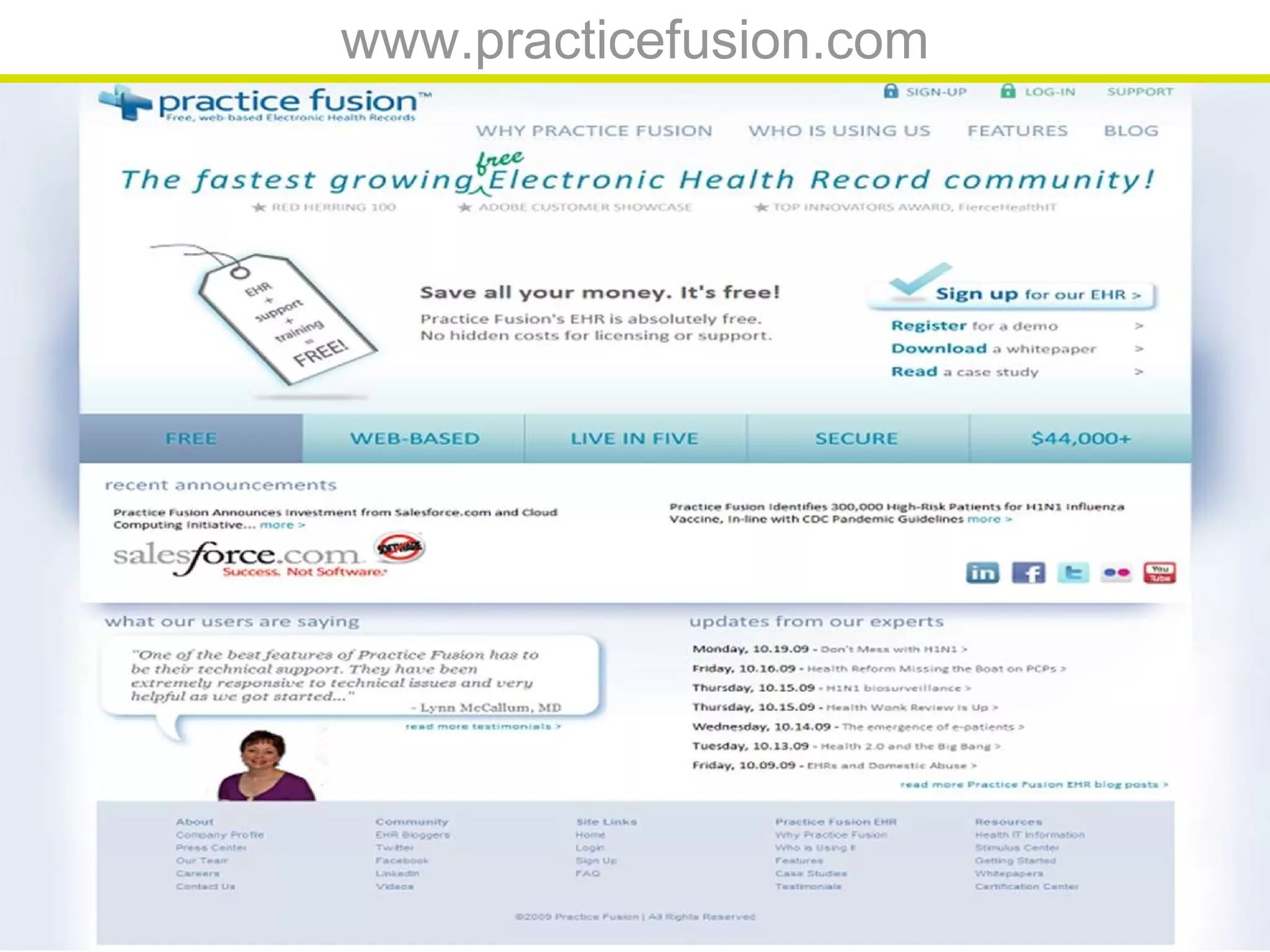 www.practicefusion.com
 
