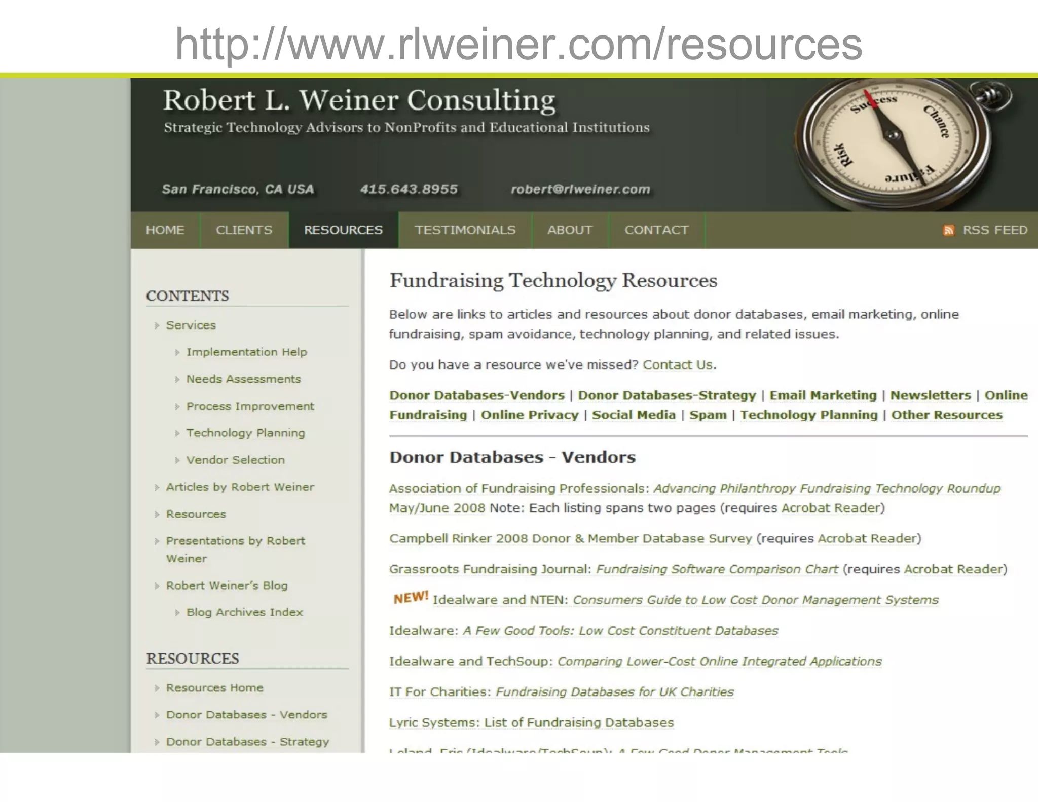 Database webinar 20100309