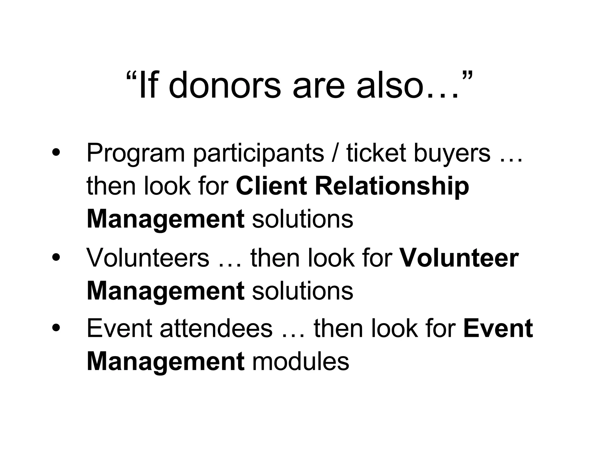 Database webinar 20100309