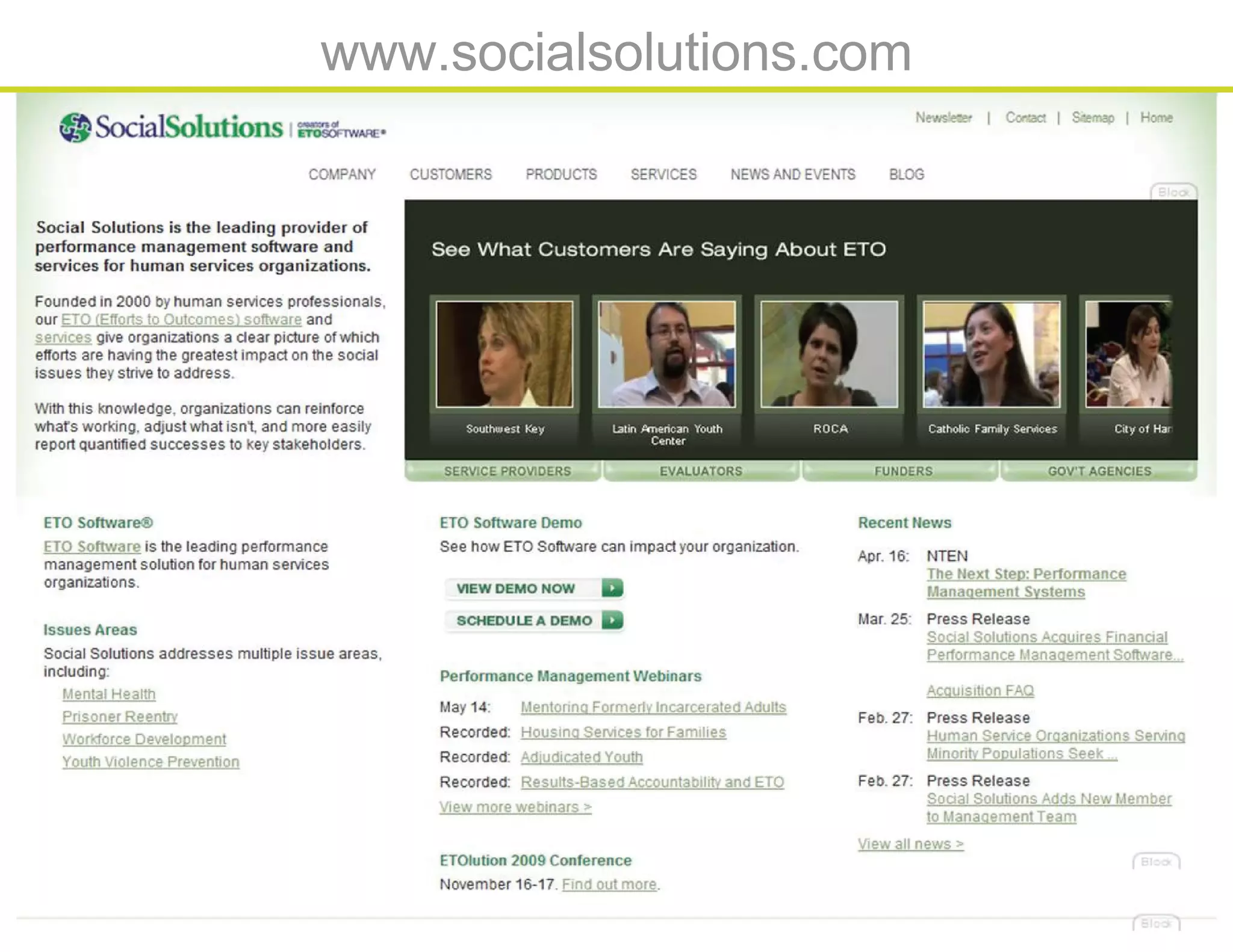 Database webinar 20100309