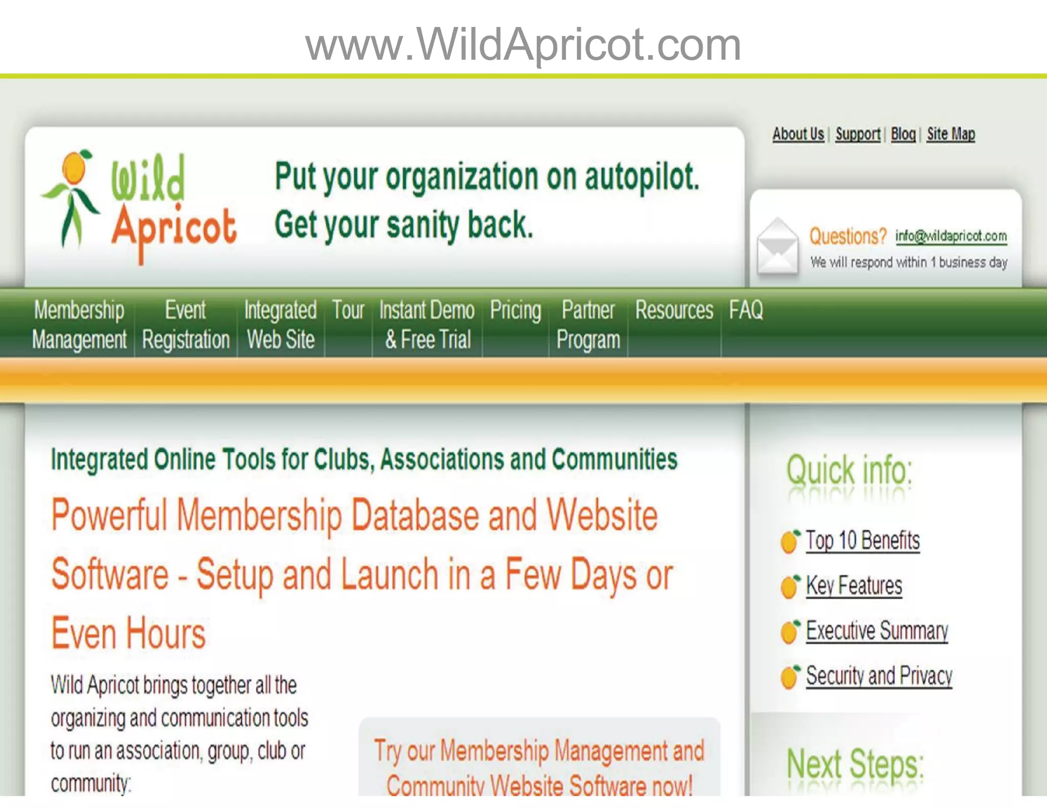 Database webinar 20100309