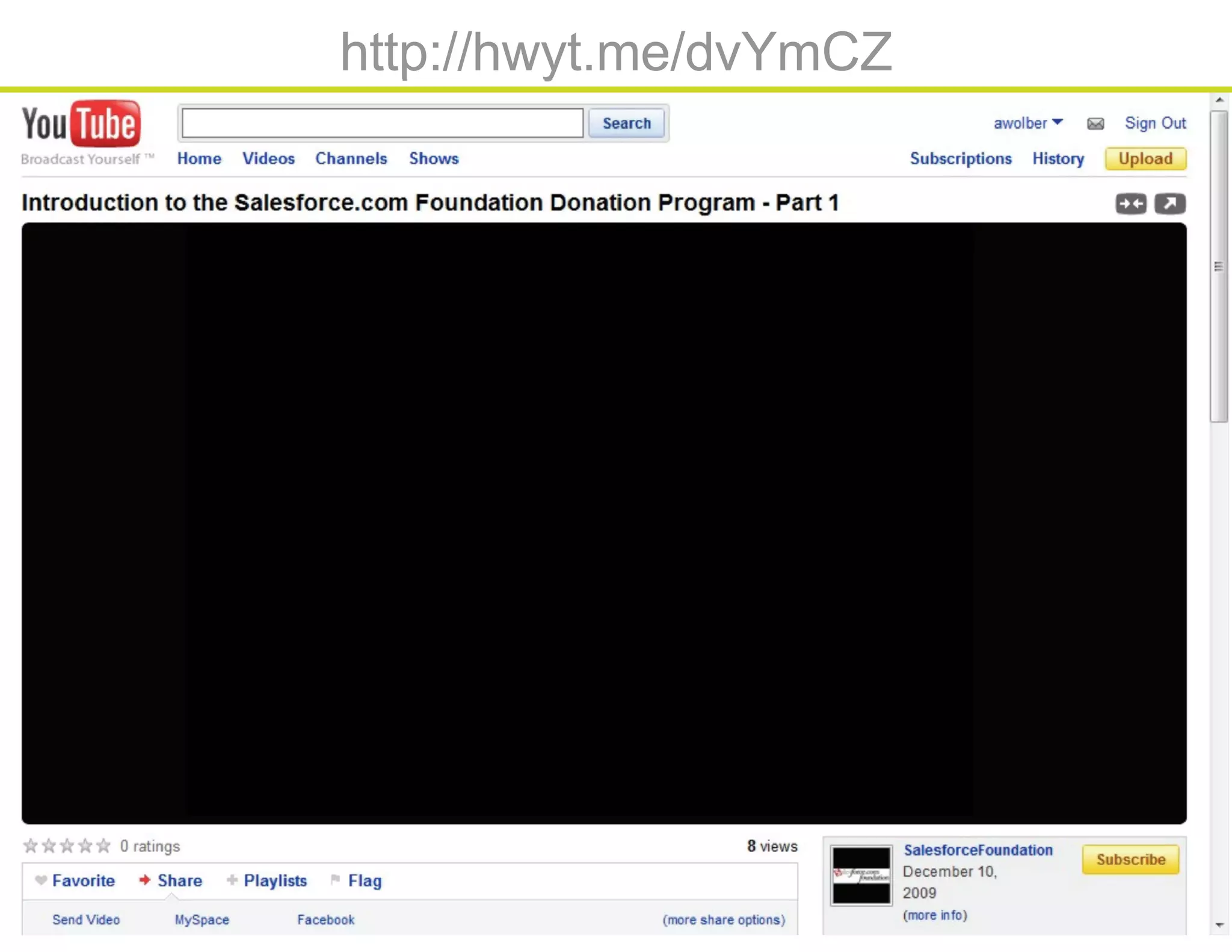 Database webinar 20100309