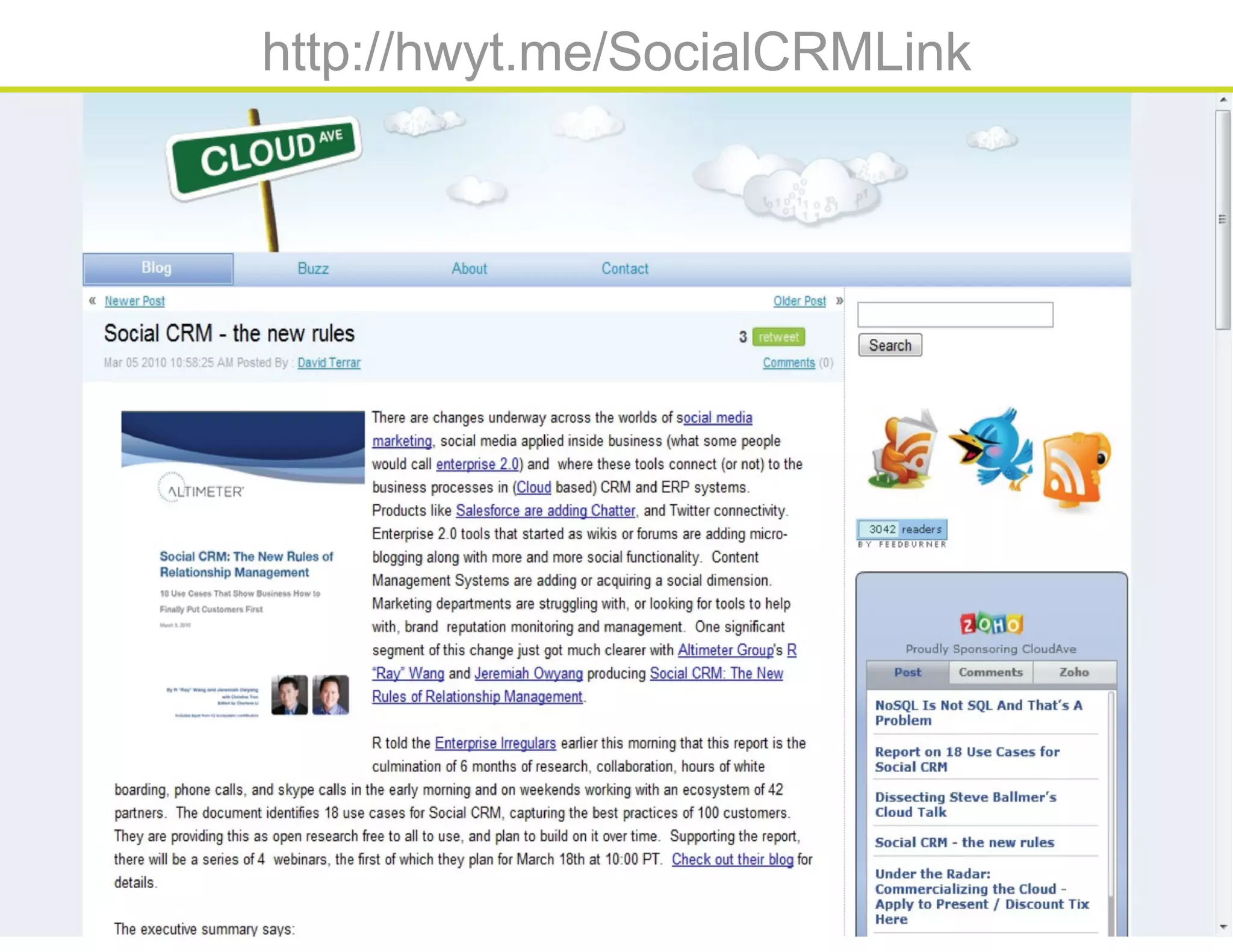 Database webinar 20100309