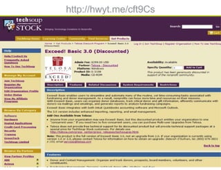 Database webinar 20100309