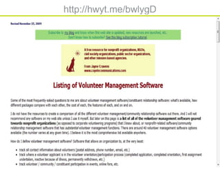 Database webinar 20100309