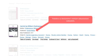 Podobne sa dostaneme k všetkým dokumentom
vydavateľa.
 