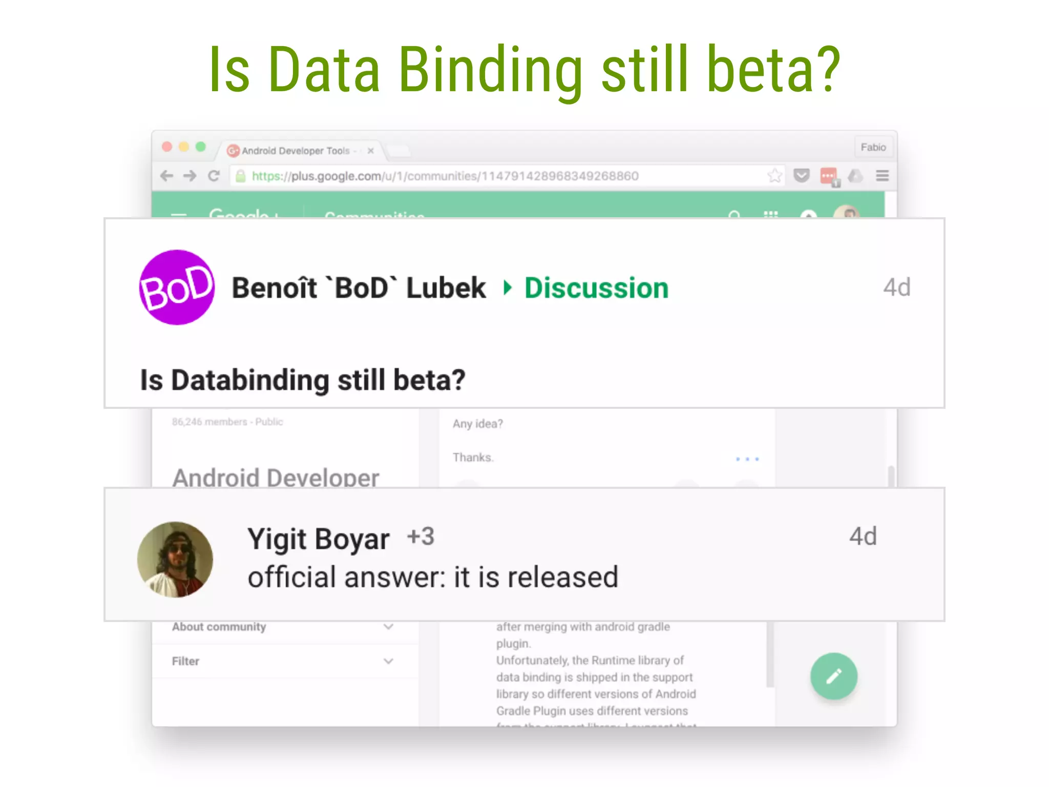 11 Is Data Binding still beta? 