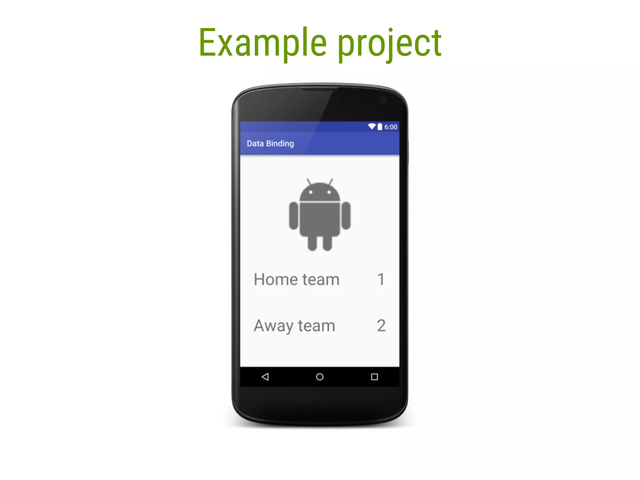4 Example project 
