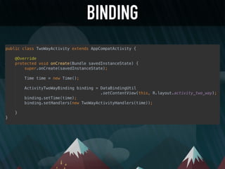 BINDING
 