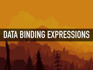 DATA BINDING EXPRESSIONS
 