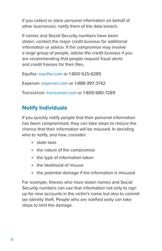 Data Breach Response: A Guide for Business | PDF