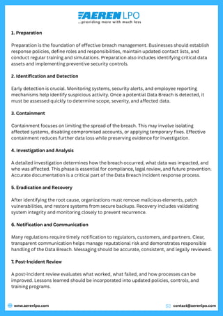 Data Breach Response A Guide for Business - Aerenlpo | PDF