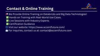 Databricks Online Course | Databricks Online Training | PDF