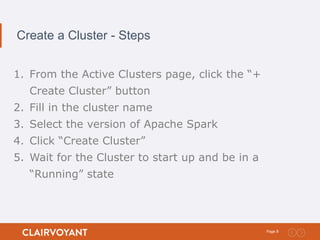 Databricks Community Cloud Overview | PPTX