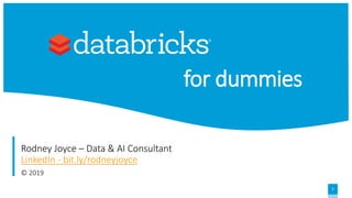 Databricks for Dummies | PPTX