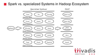 Spark vs. specialized Systems in Hadoop Ecosystem
 