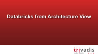 Databricks from Architecture View
 