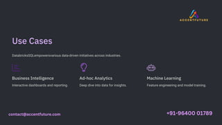 Master Databricks SQL with AccentFuture – The Future of Data ...