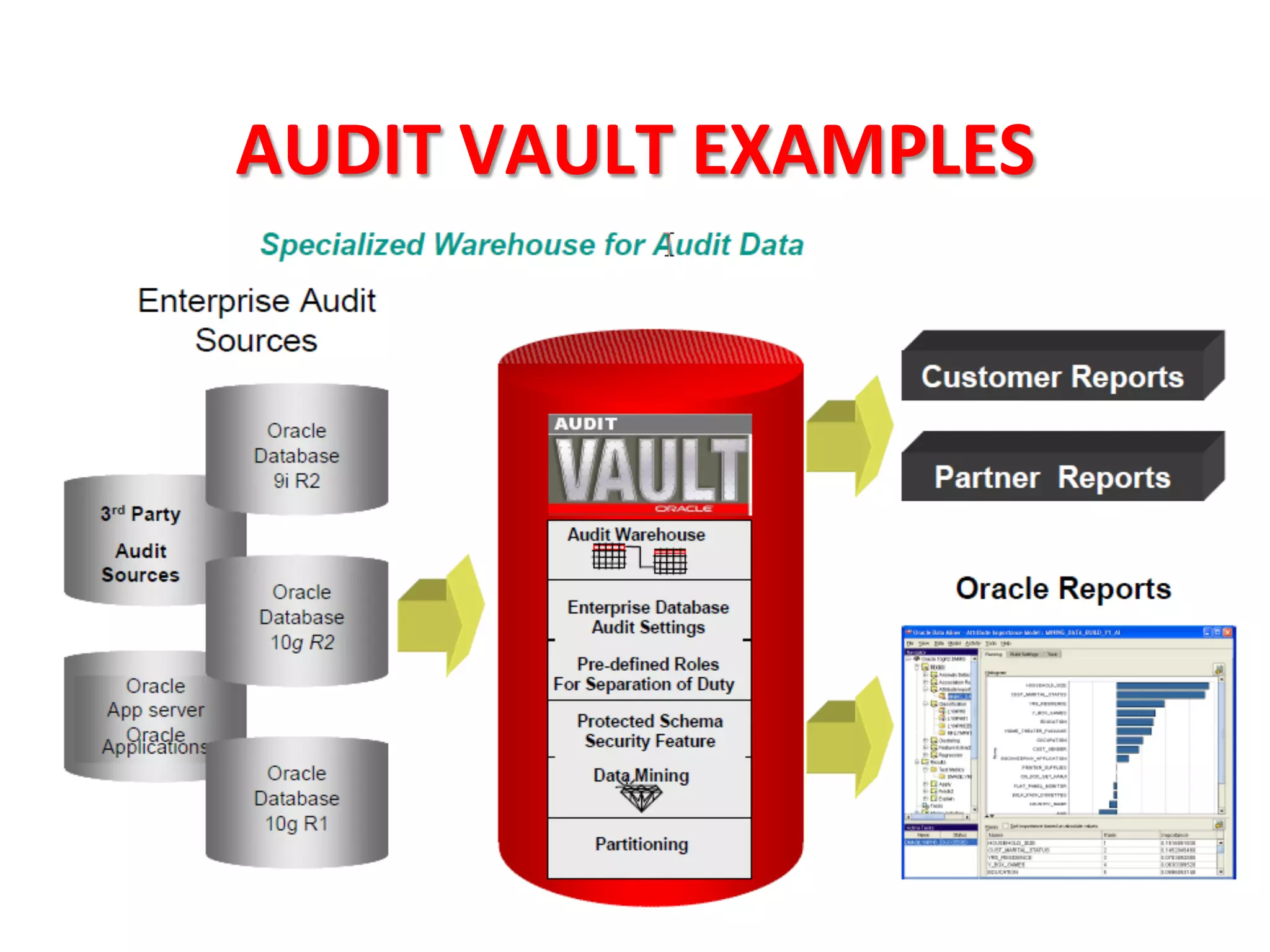 AUDIT	
  VAULT	
  EXAMPLES	
  
 
