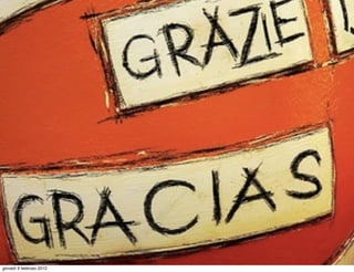 giovedì 9 febbraio 2012
 