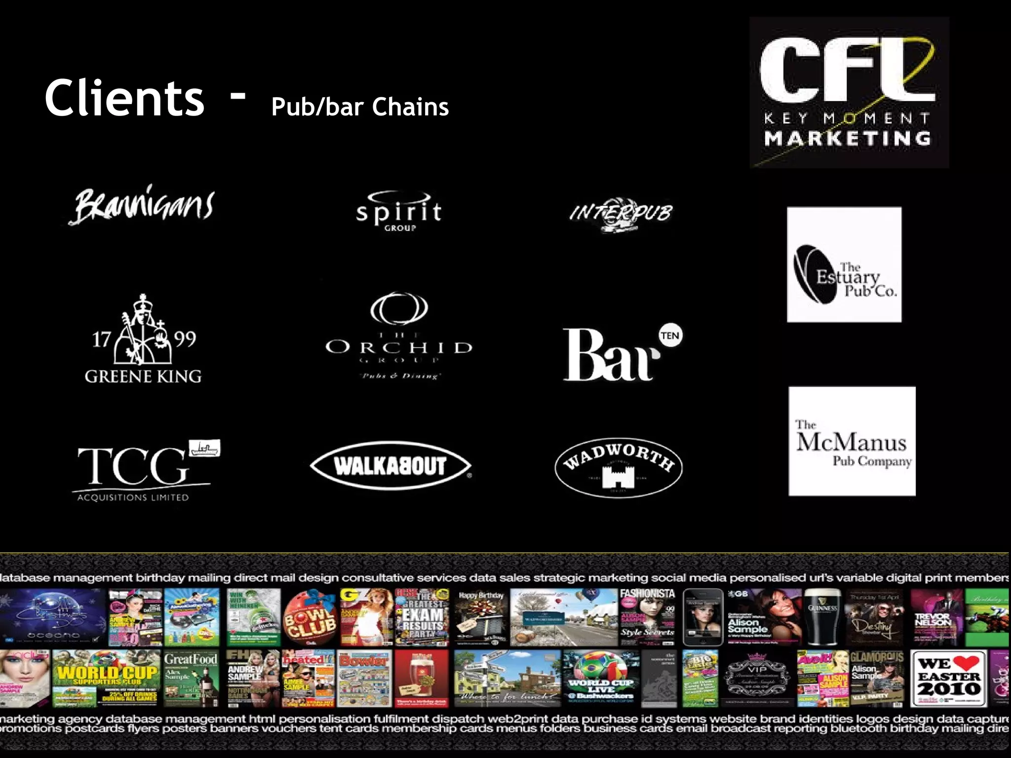 Clients  -  Pub/bar Chains 