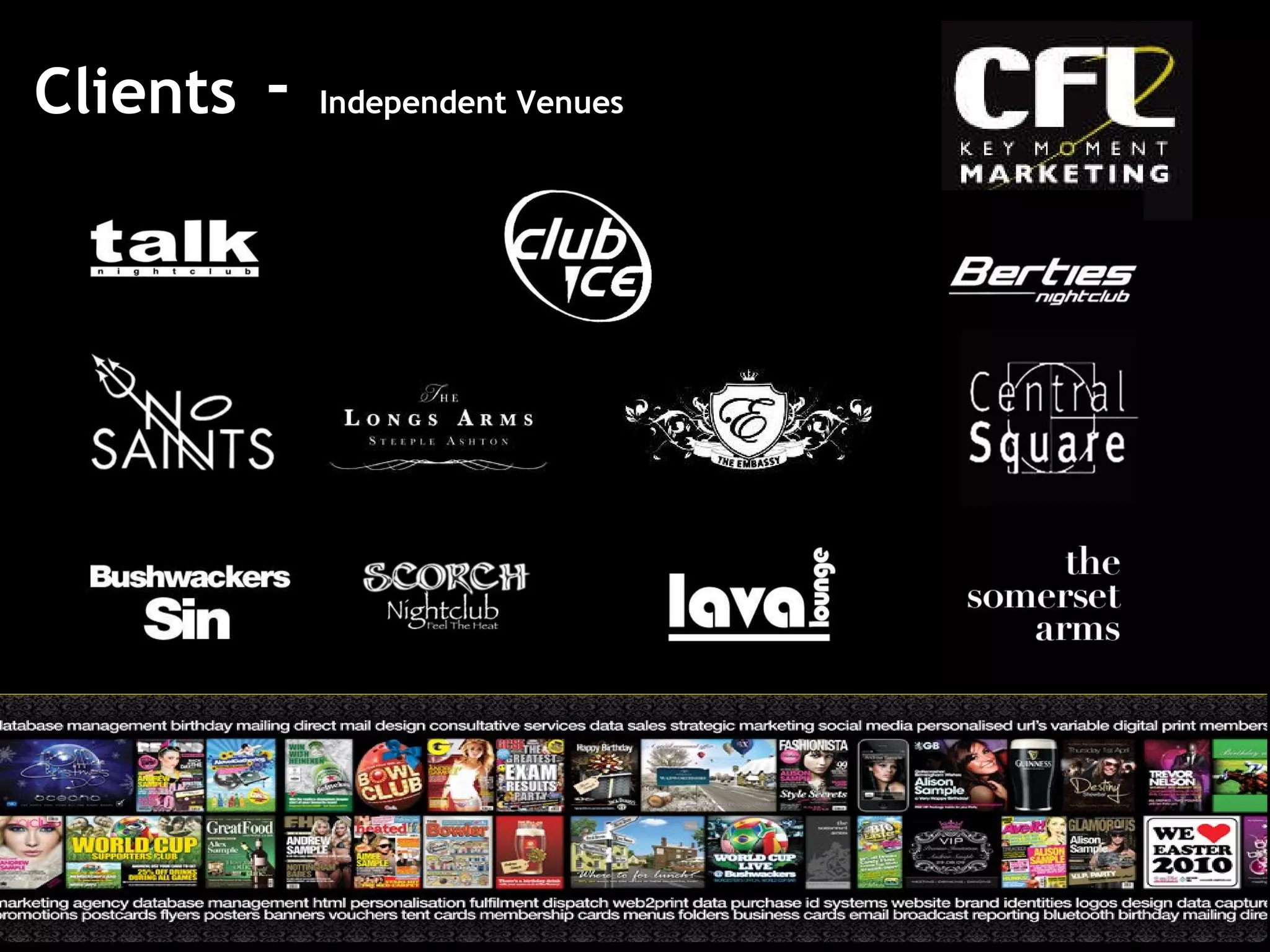 Clients  -  Independent Venues 