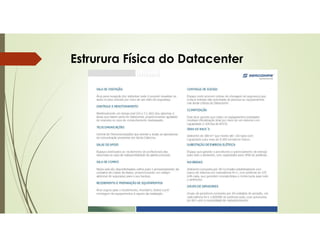 Estrurura Física do Datacenter
 